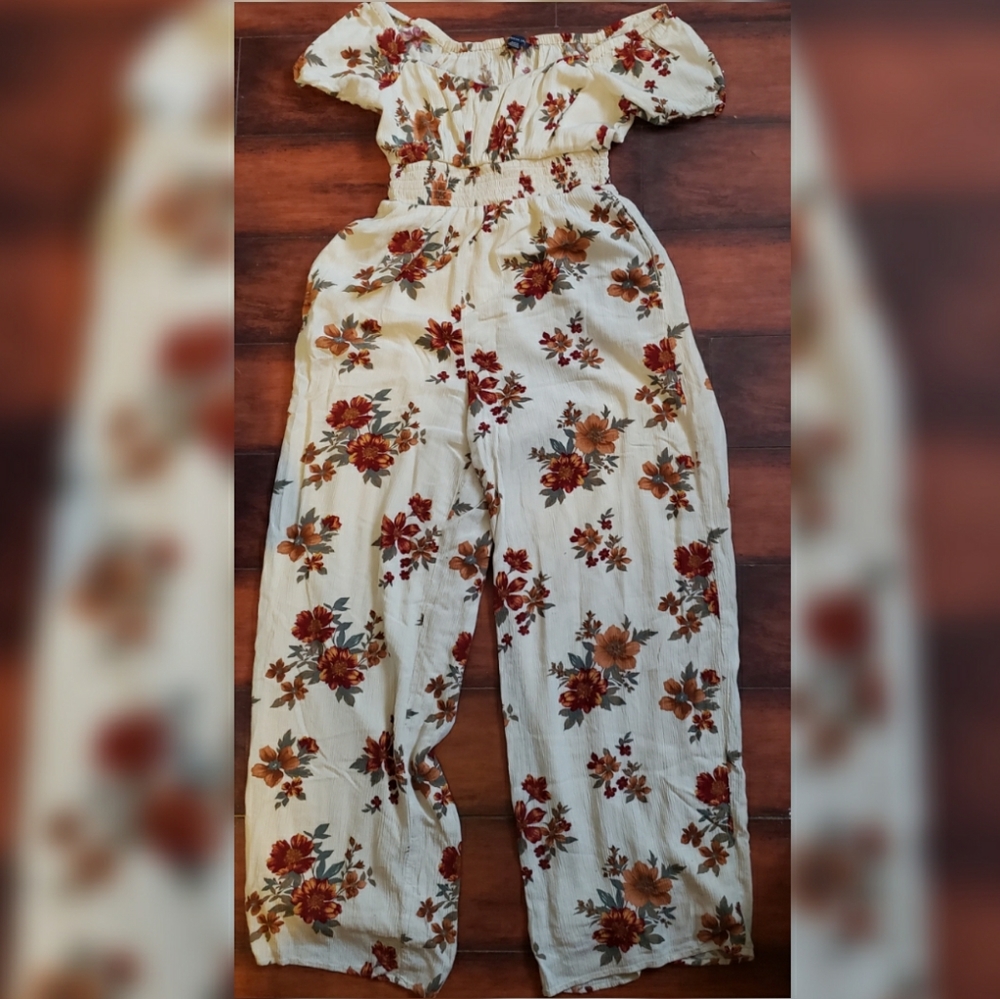 Off the shoulder jumpsuit